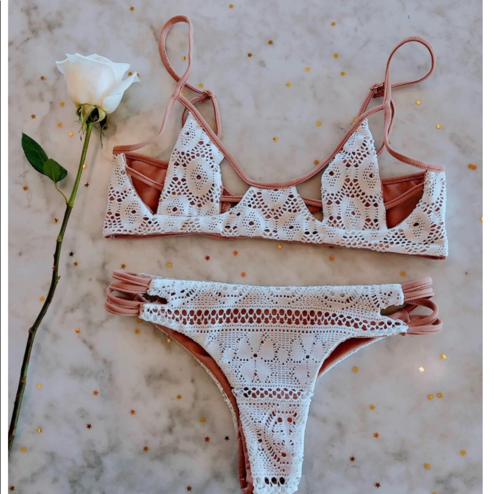 Siempre Golden Century City Bikini TOP ONLY